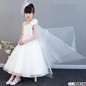 Mua Online Váy công chúa bé gái trắng choàng vai chân đuôi cá DBG040 cho bé  từ 2 đến 12 tuổi nặng từ 12 đến 40kg  Khuyến mãi giá rẻ 350000 đ